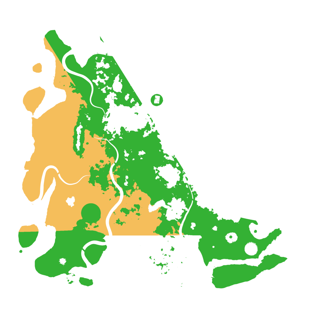 Biome Rust Map: Procedural Map, Size: 4250, Seed: 1379552559
