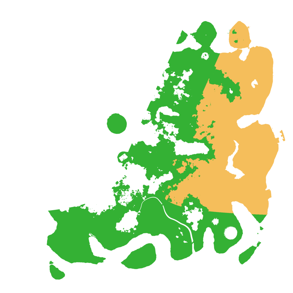 Biome Rust Map: Procedural Map, Size: 4000, Seed: 2031151116