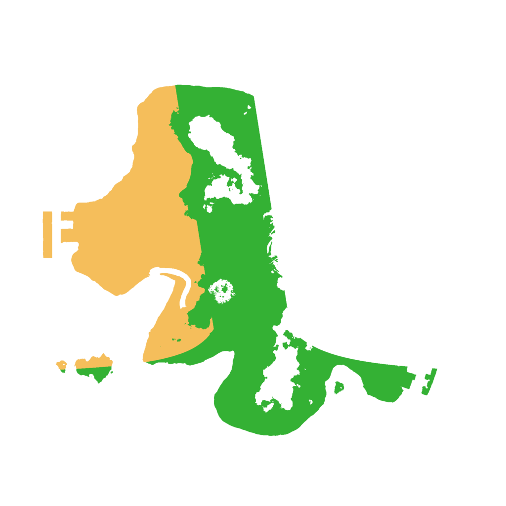 Biome Rust Map: Procedural Map, Size: 2200, Seed: 90342