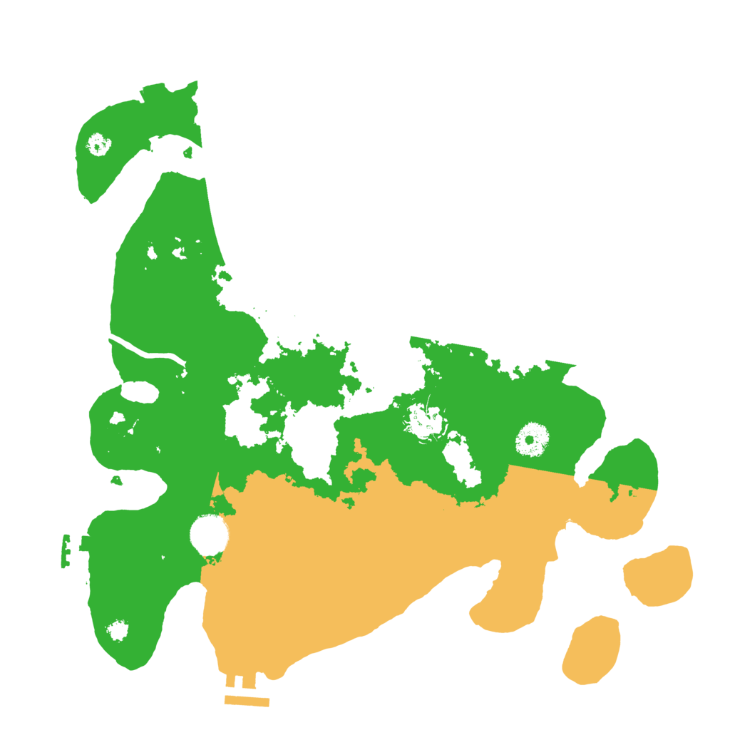 Biome Rust Map: Procedural Map, Size: 3300, Seed: 353530598