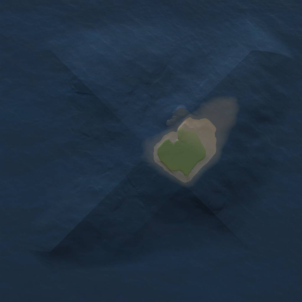 Rust Map: Procedural Map, Size: 1000, Seed: 355901540, 1 Monuments