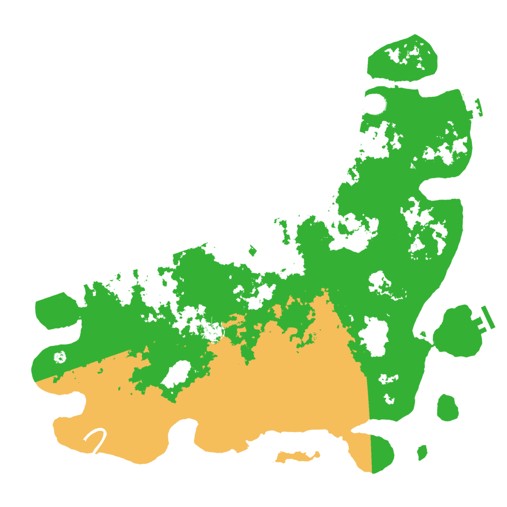 Biome Rust Map: Procedural Map, Size: 4251, Seed: 648252