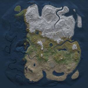 Thumbnail Rust Map: Procedural Map, Size: 4000, Seed: 269060240, 12 Monuments