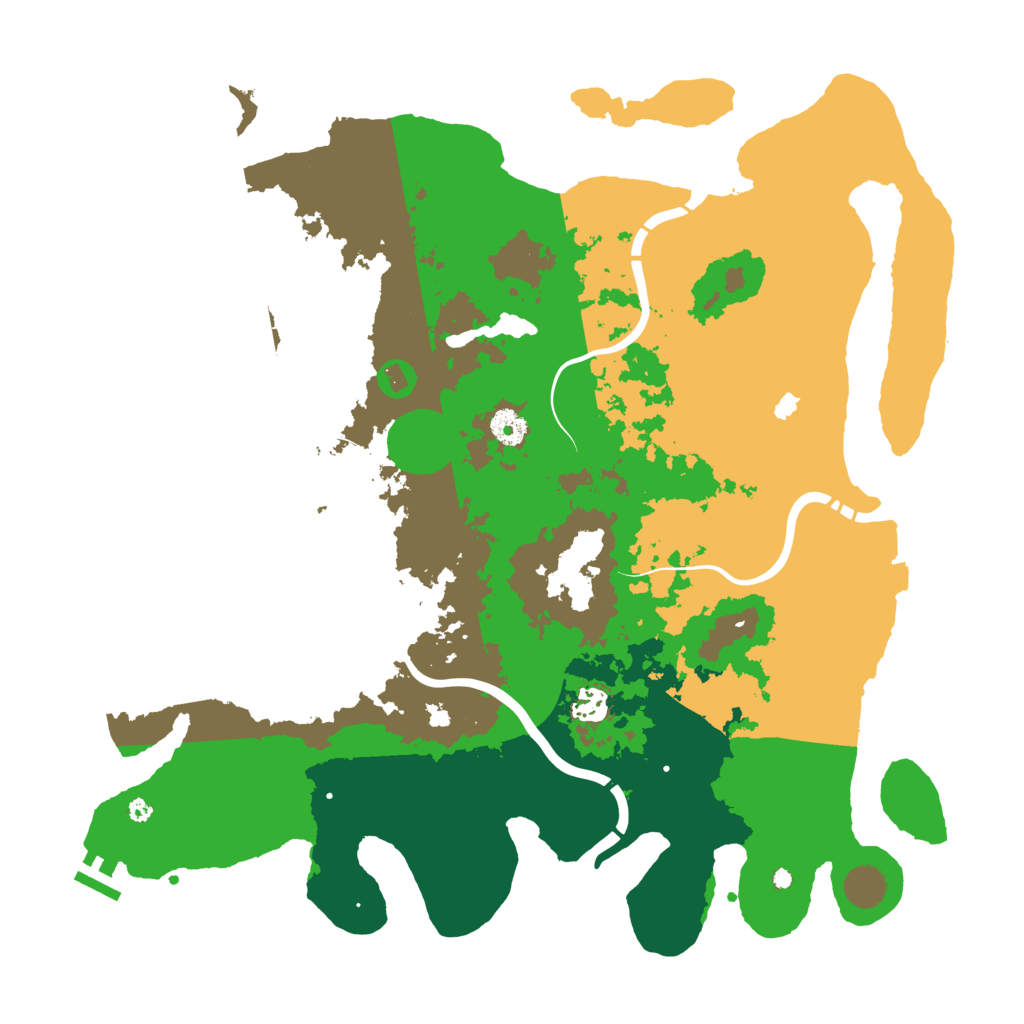 Biome Rust Map: Procedural Map, Size: 4250, Seed: 42358991