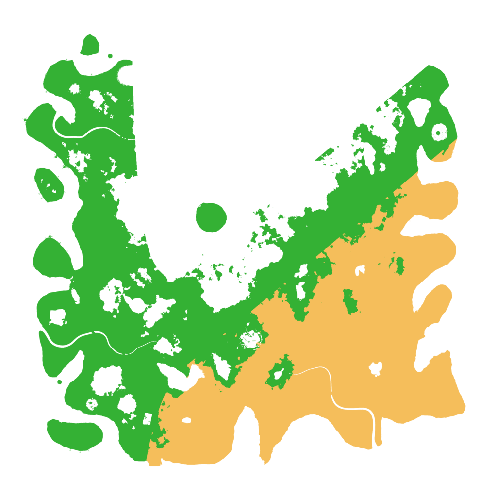 Biome Rust Map: Procedural Map, Size: 4500, Seed: 592710520