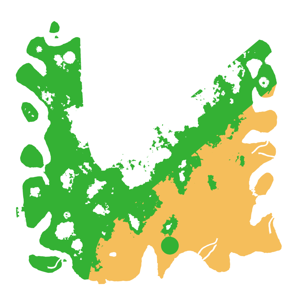 Biome Rust Map: Procedural Map, Size: 4500, Seed: 592710520