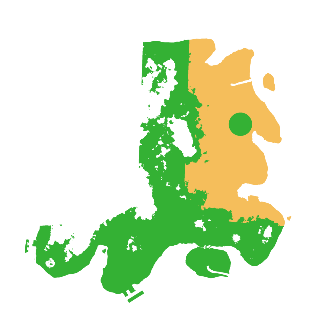 Biome Rust Map: Procedural Map, Size: 3500, Seed: 1004517876
