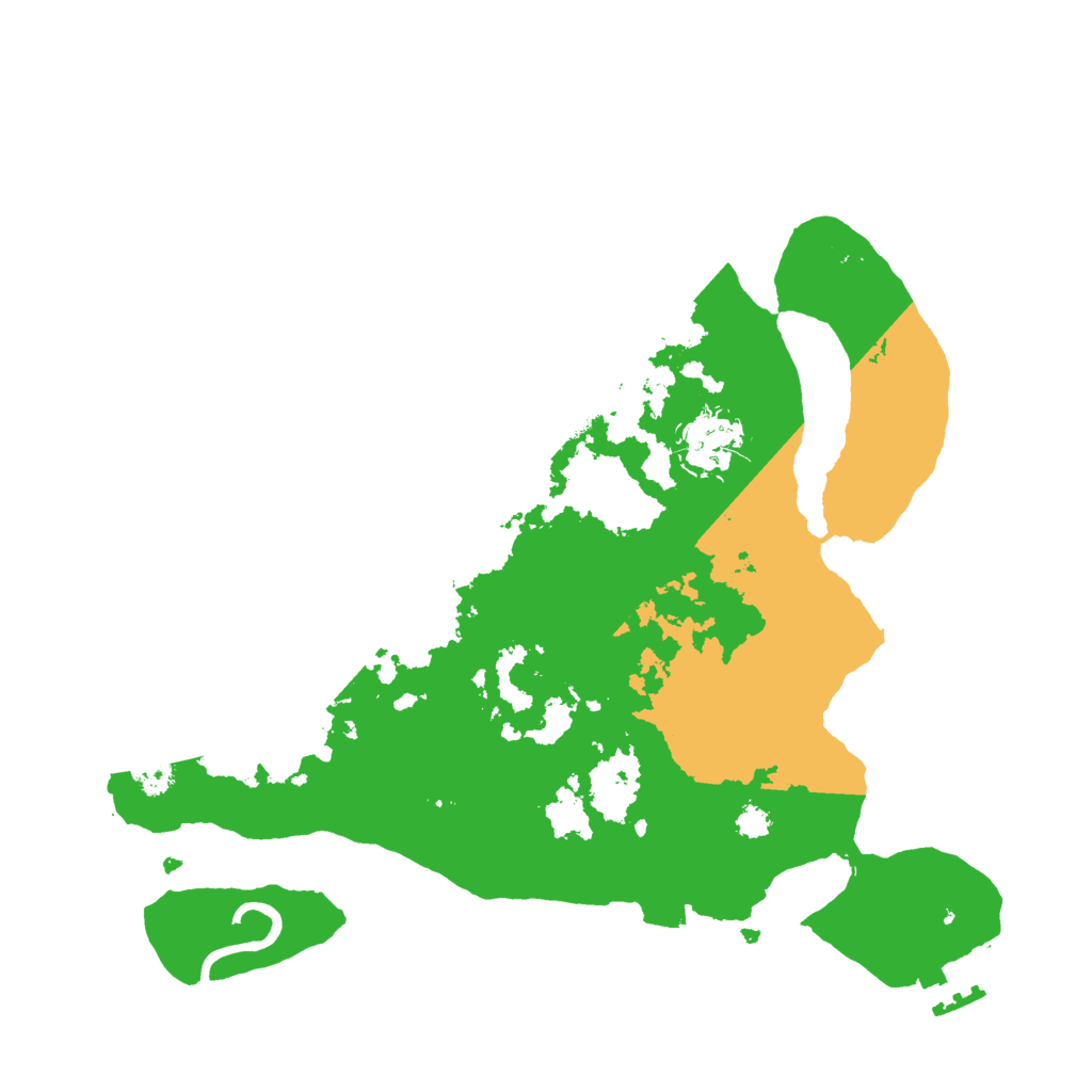 Biome Rust Map: Procedural Map, Size: 3000, Seed: 6660