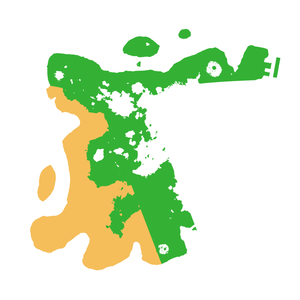 Biome Rust Map: Procedural Map, Size: 3000, Seed: 55556666