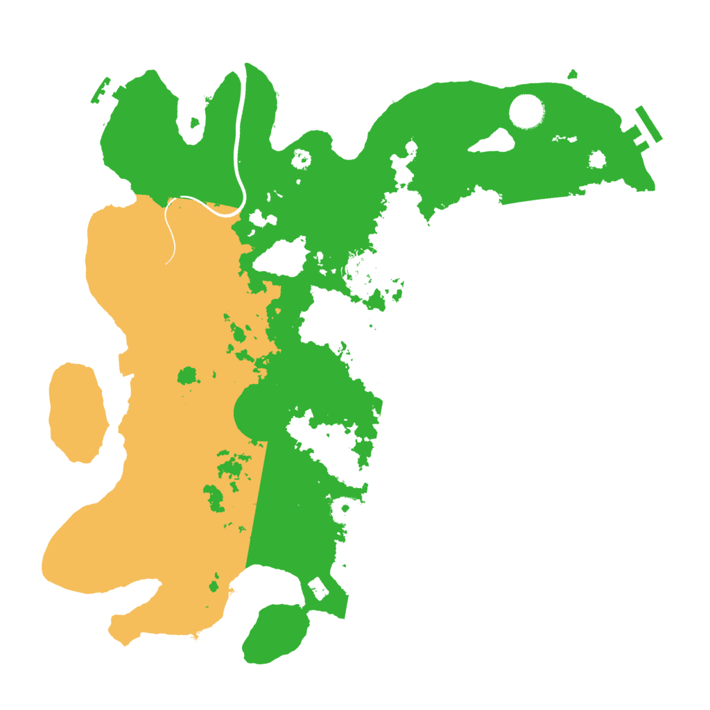 Biome Rust Map: Procedural Map, Size: 3600, Seed: 1459566797