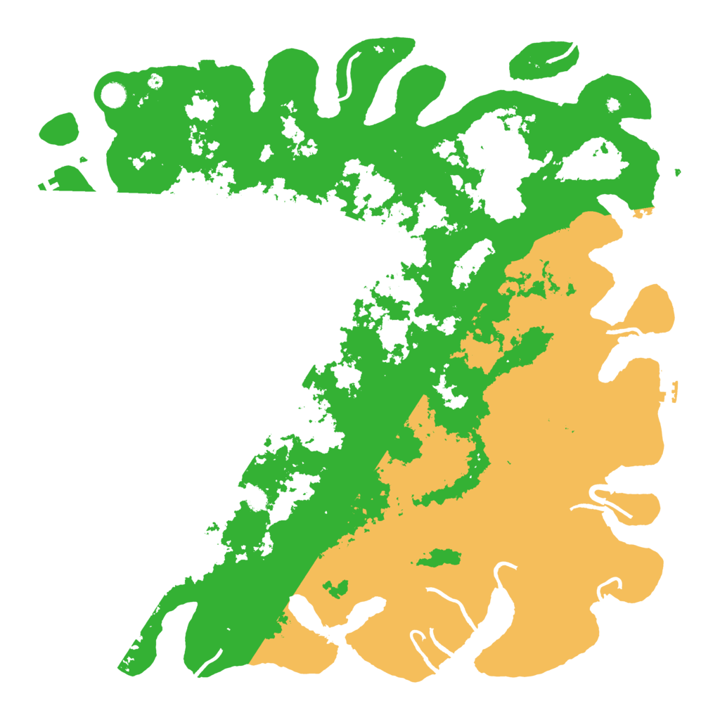Biome Rust Map: Procedural Map, Size: 5000, Seed: 1995415809