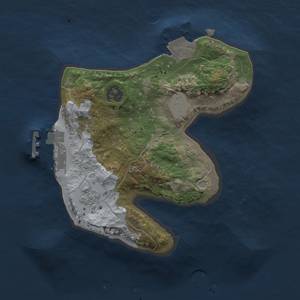 Thumbnail Rust Map: Procedural Map, Size: 1750, Seed: 1873197404, 5 Monuments