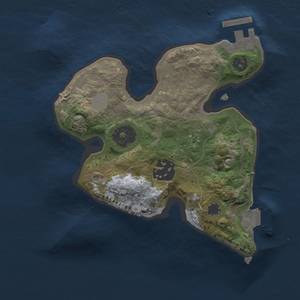 Thumbnail Rust Map: Procedural Map, Size: 2000, Seed: 47777, 5 Monuments