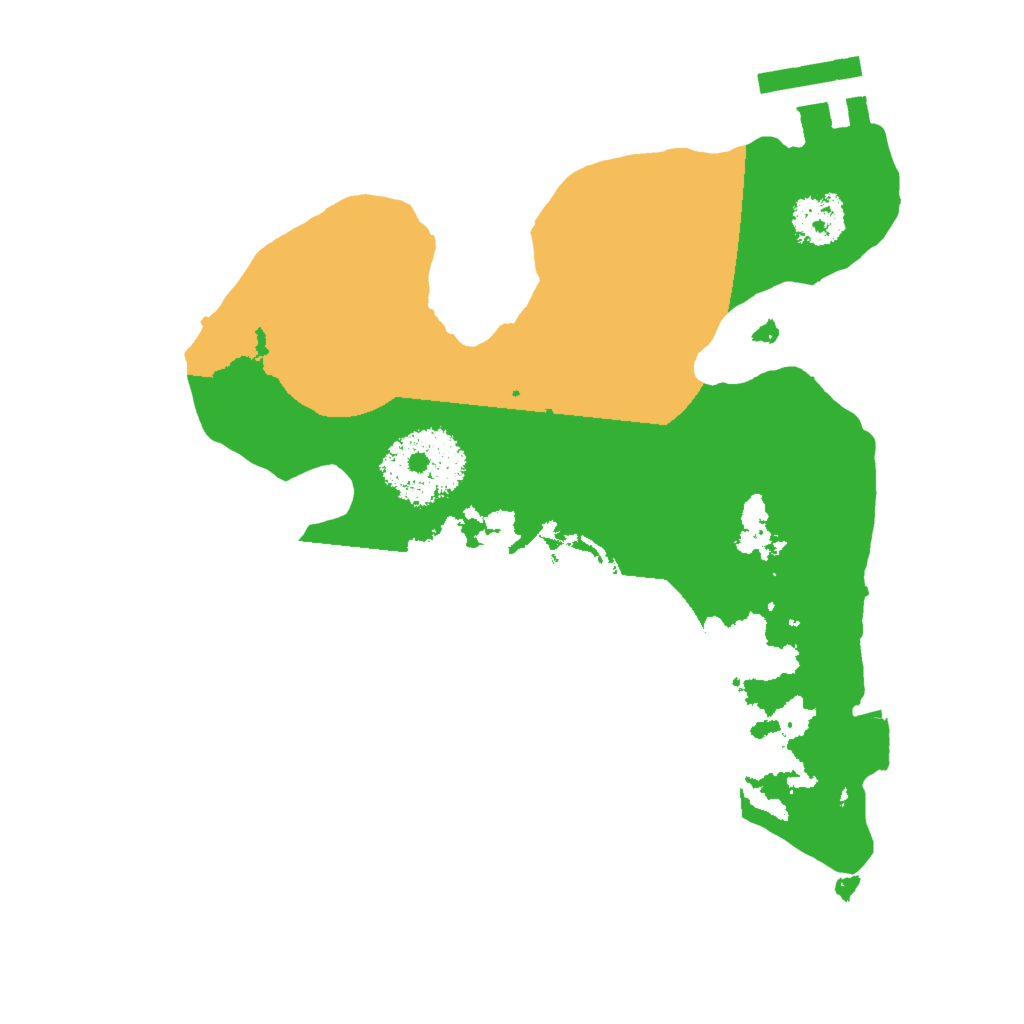 Biome Rust Map: Procedural Map, Size: 2000, Seed: 47777