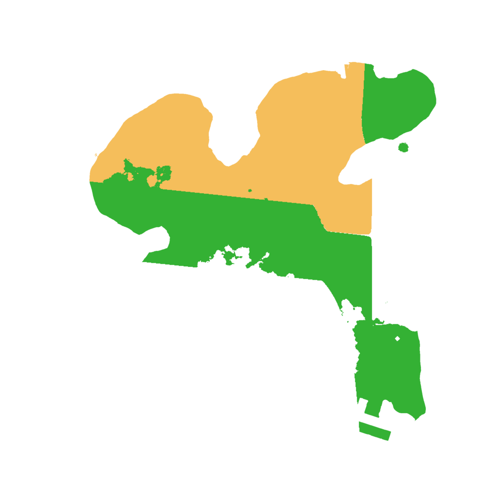 Biome Rust Map: Procedural Map, Size: 2000, Seed: 47777
