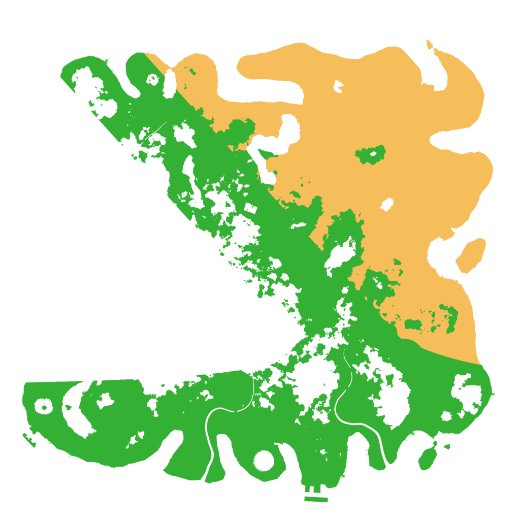 Biome Rust Map: Procedural Map, Size: 4500, Seed: 2063452409