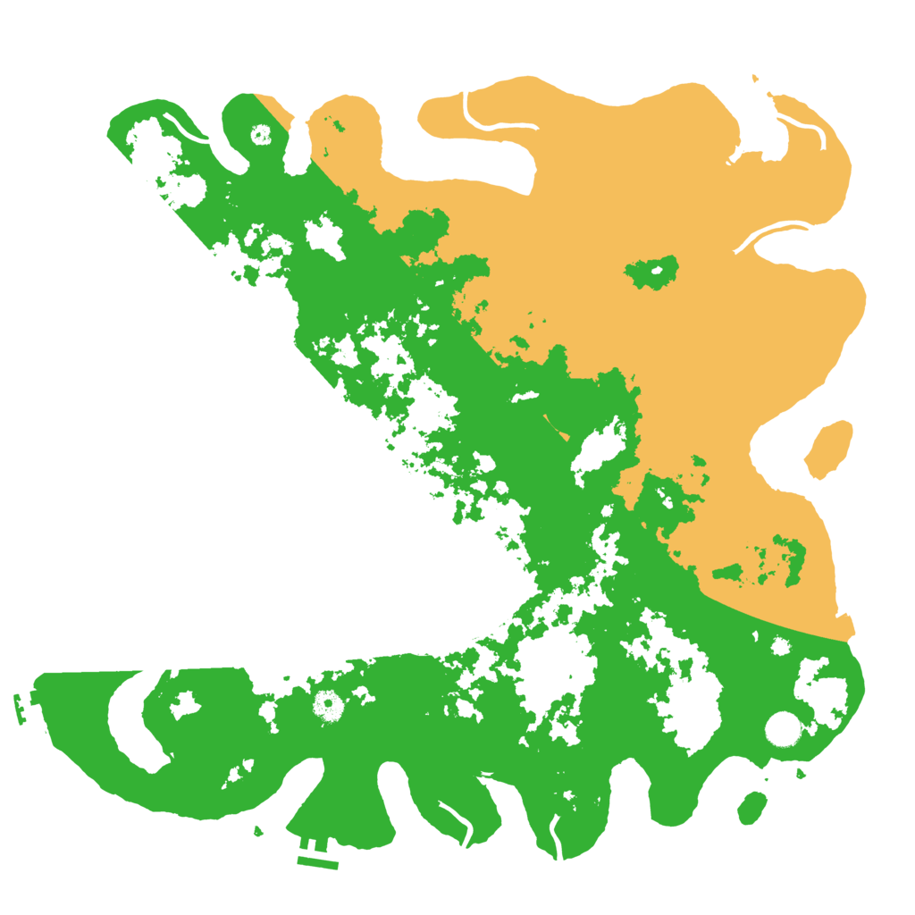 Biome Rust Map: Procedural Map, Size: 4500, Seed: 2063452409