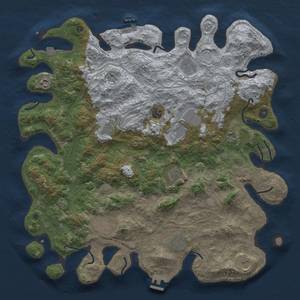 Thumbnail Rust Map: Procedural Map, Size: 4500, Seed: 2126433094, 19 Monuments