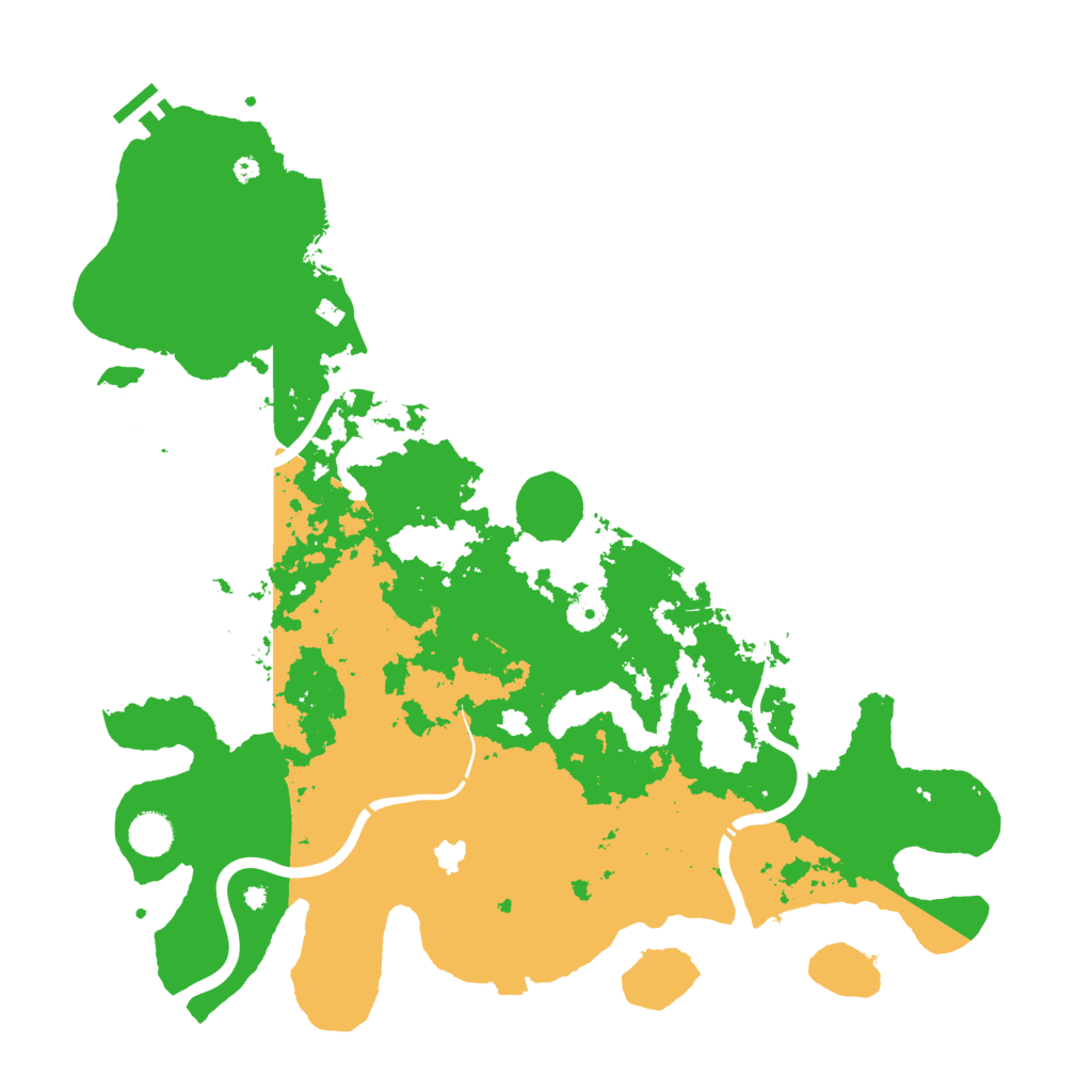 Biome Rust Map: Procedural Map, Size: 4300, Seed: 30030058