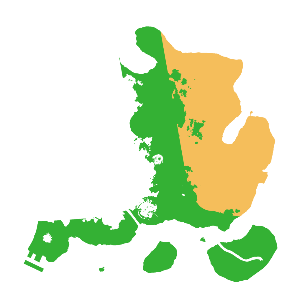 Biome Rust Map: Procedural Map, Size: 3000, Seed: 4545567