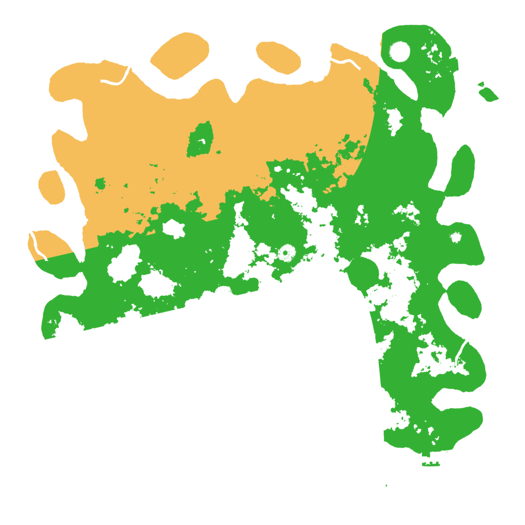 Biome Rust Map: Procedural Map, Size: 4500, Seed: 2003502240