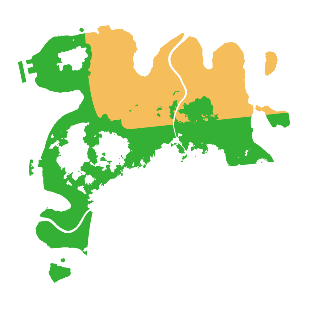 Biome Rust Map: Procedural Map, Size: 3000, Seed: 530209570