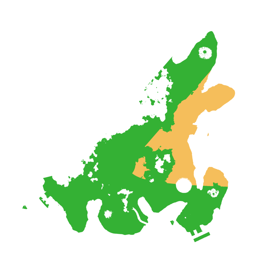 Biome Rust Map: Procedural Map, Size: 3000, Seed: 350382089