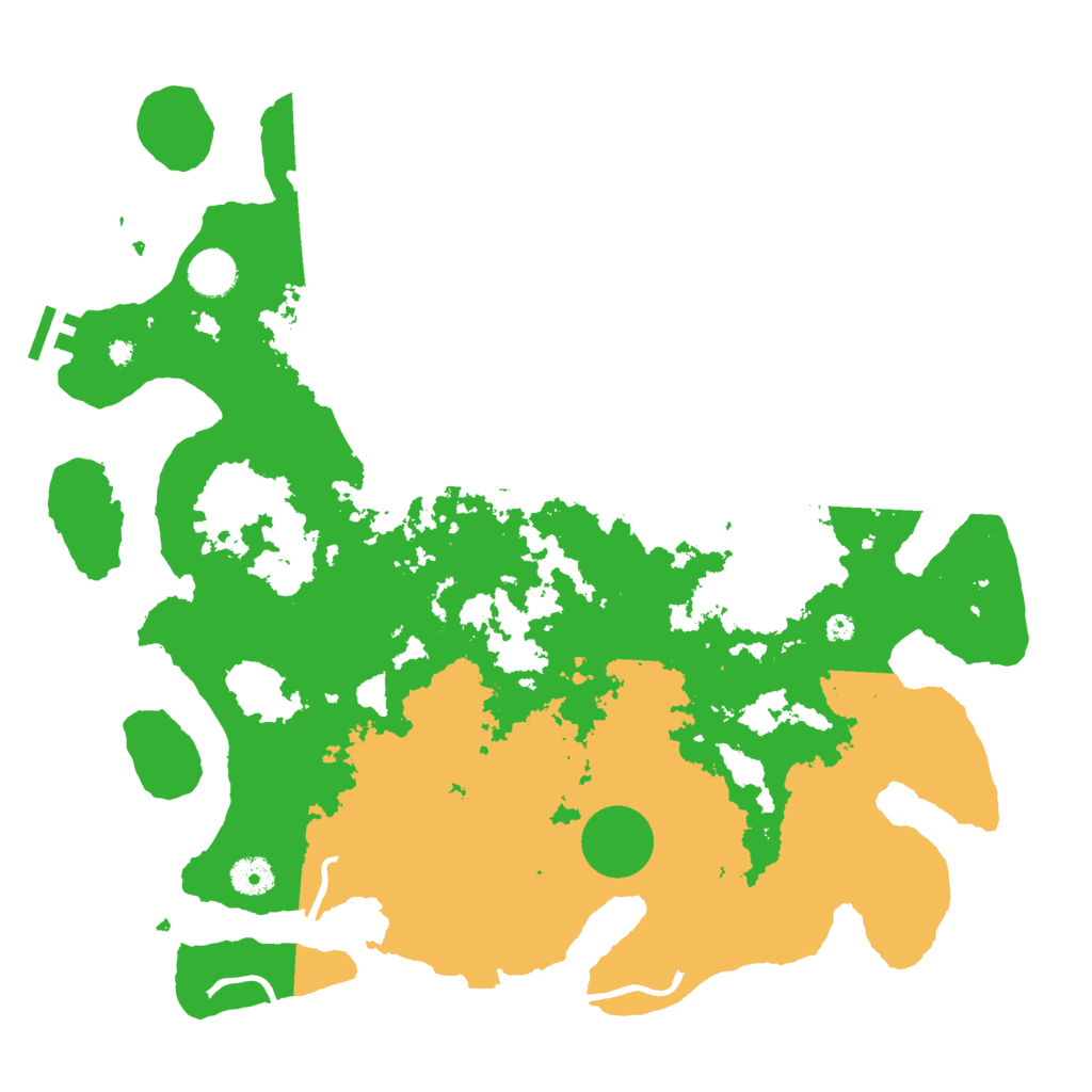 Biome Rust Map: Procedural Map, Size: 4000, Seed: 1212121213