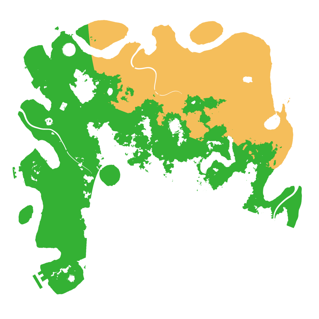 Biome Rust Map: Procedural Map, Size: 4250, Seed: 744551309