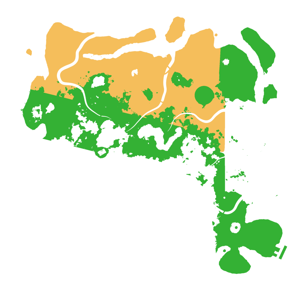 Biome Rust Map: Procedural Map, Size: 4250, Seed: 2465