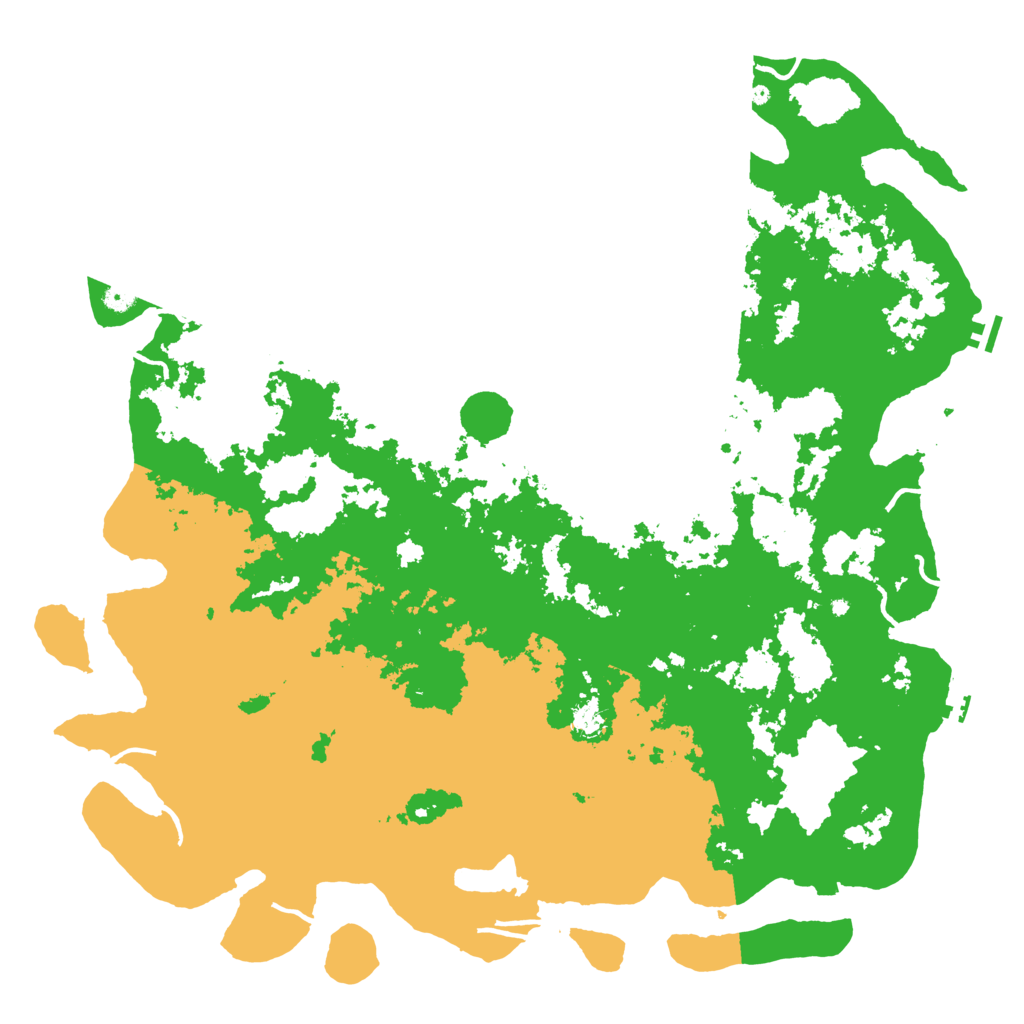 Biome Rust Map: Procedural Map, Size: 5500, Seed: 162455675
