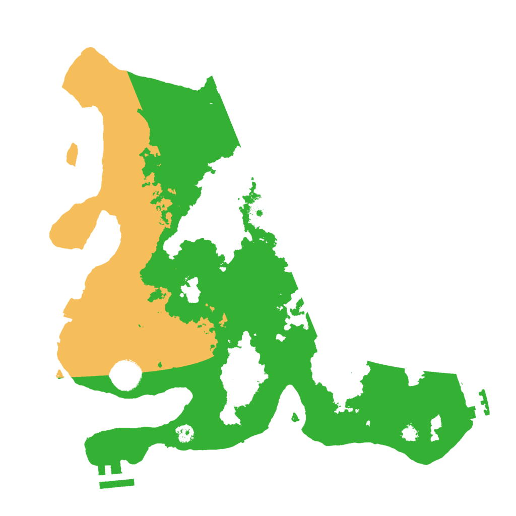 Biome Rust Map: Procedural Map, Size: 3000, Seed: 319198494