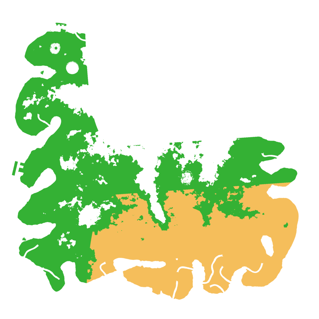 Biome Rust Map: Procedural Map, Size: 4500, Seed: 1088834741