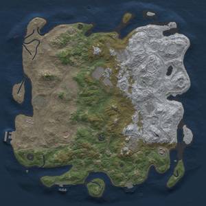 Thumbnail Rust Map: Procedural Map, Size: 4250, Seed: 594371906, 18 Monuments