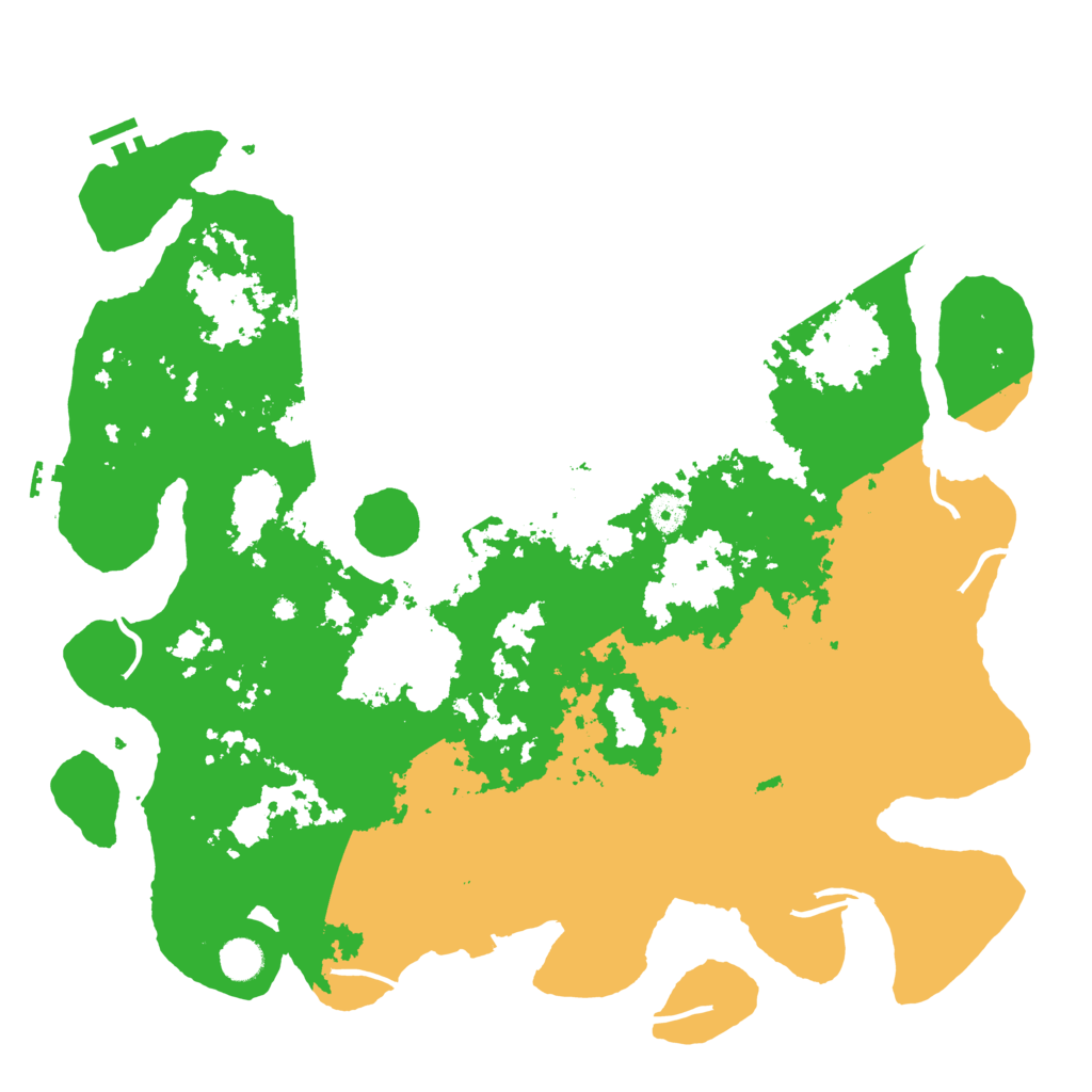 Biome Rust Map: Procedural Map, Size: 4500, Seed: 601235487