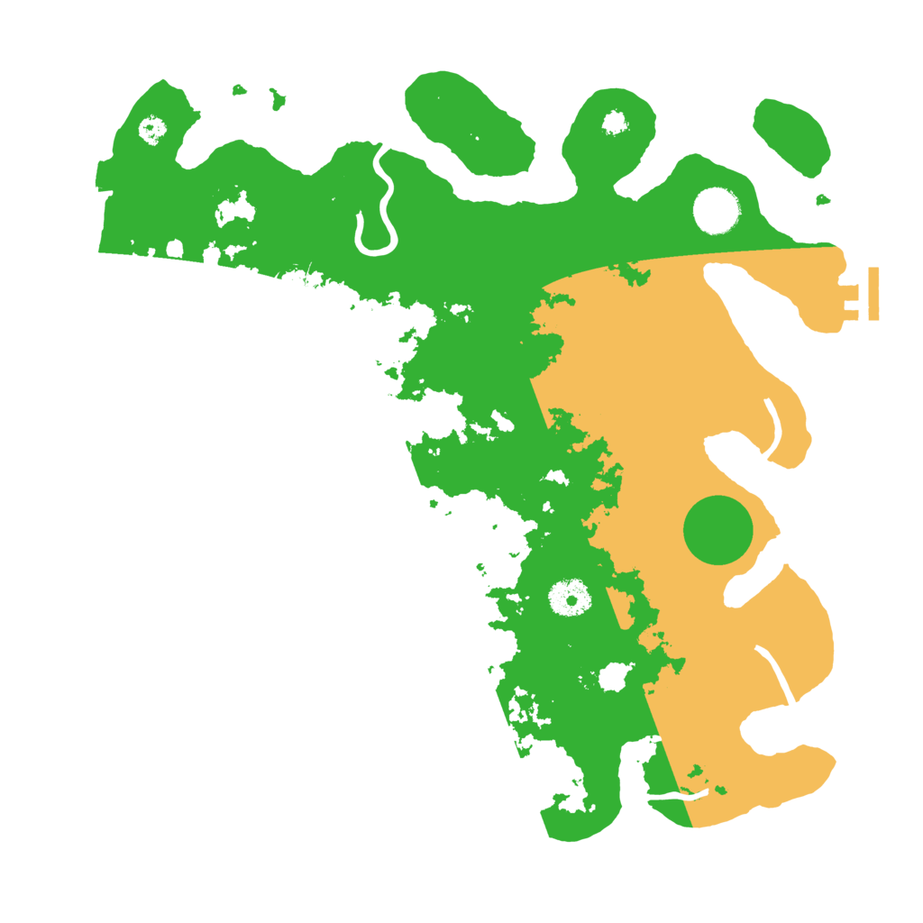 Biome Rust Map: Procedural Map, Size: 3500, Seed: 763538593