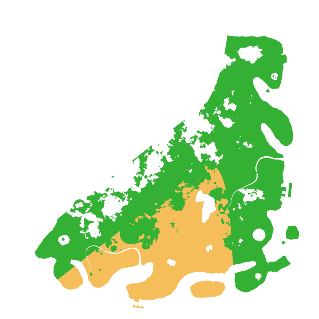 Biome Rust Map: Procedural Map, Size: 4500, Seed: 1748996450
