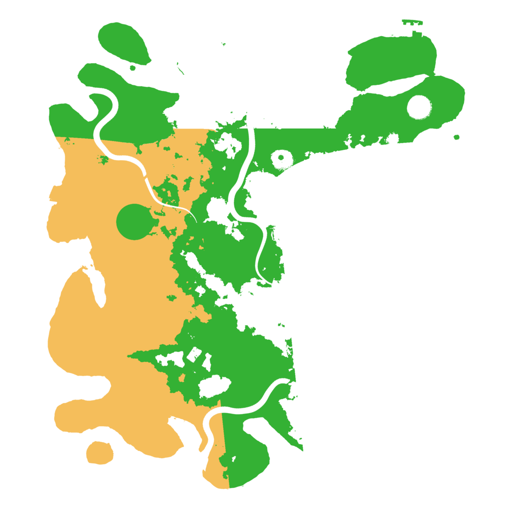 Biome Rust Map: Procedural Map, Size: 3750, Seed: 2024080