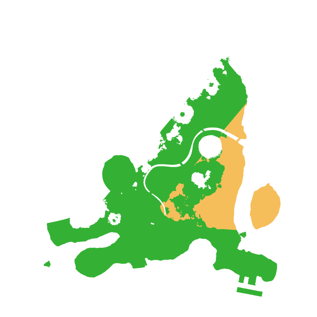 Biome Rust Map: Procedural Map, Size: 2500, Seed: 856506510