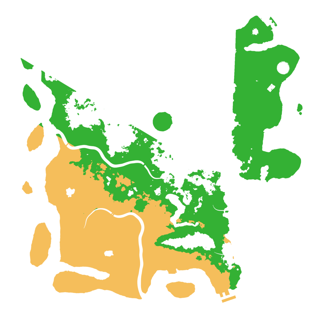 Biome Rust Map: Procedural Map, Size: 4500, Seed: 25712
