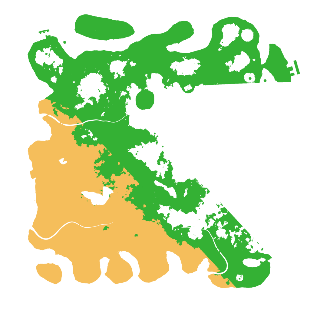 Biome Rust Map: Procedural Map, Size: 4400, Seed: 747002471