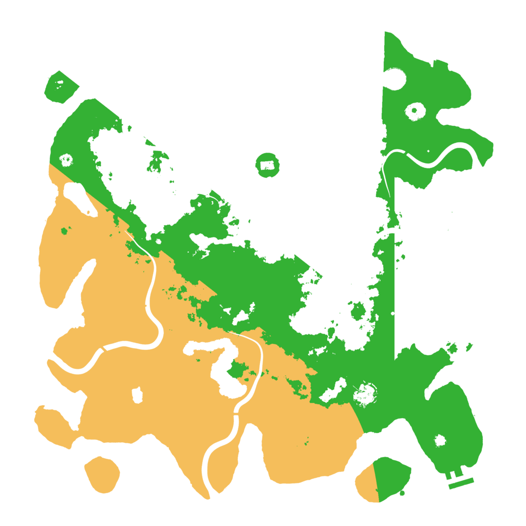 Biome Rust Map: Procedural Map, Size: 4166, Seed: 779999