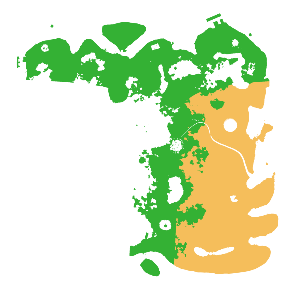 Biome Rust Map: Procedural Map, Size: 4000, Seed: 161045113