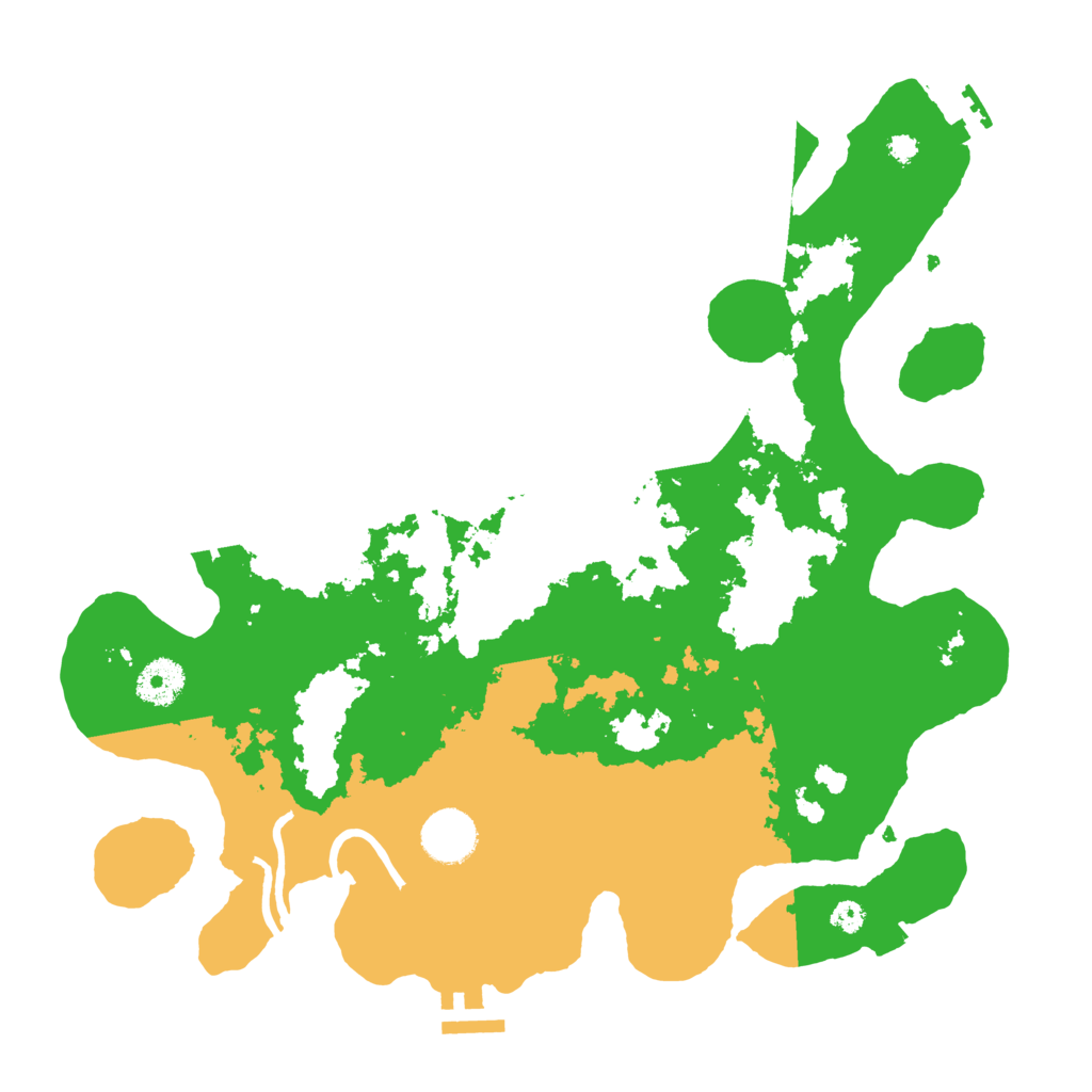 Biome Rust Map: Procedural Map, Size: 3500, Seed: 1157440103