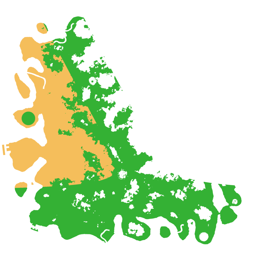 Biome Rust Map: Procedural Map, Size: 5000, Seed: 10030