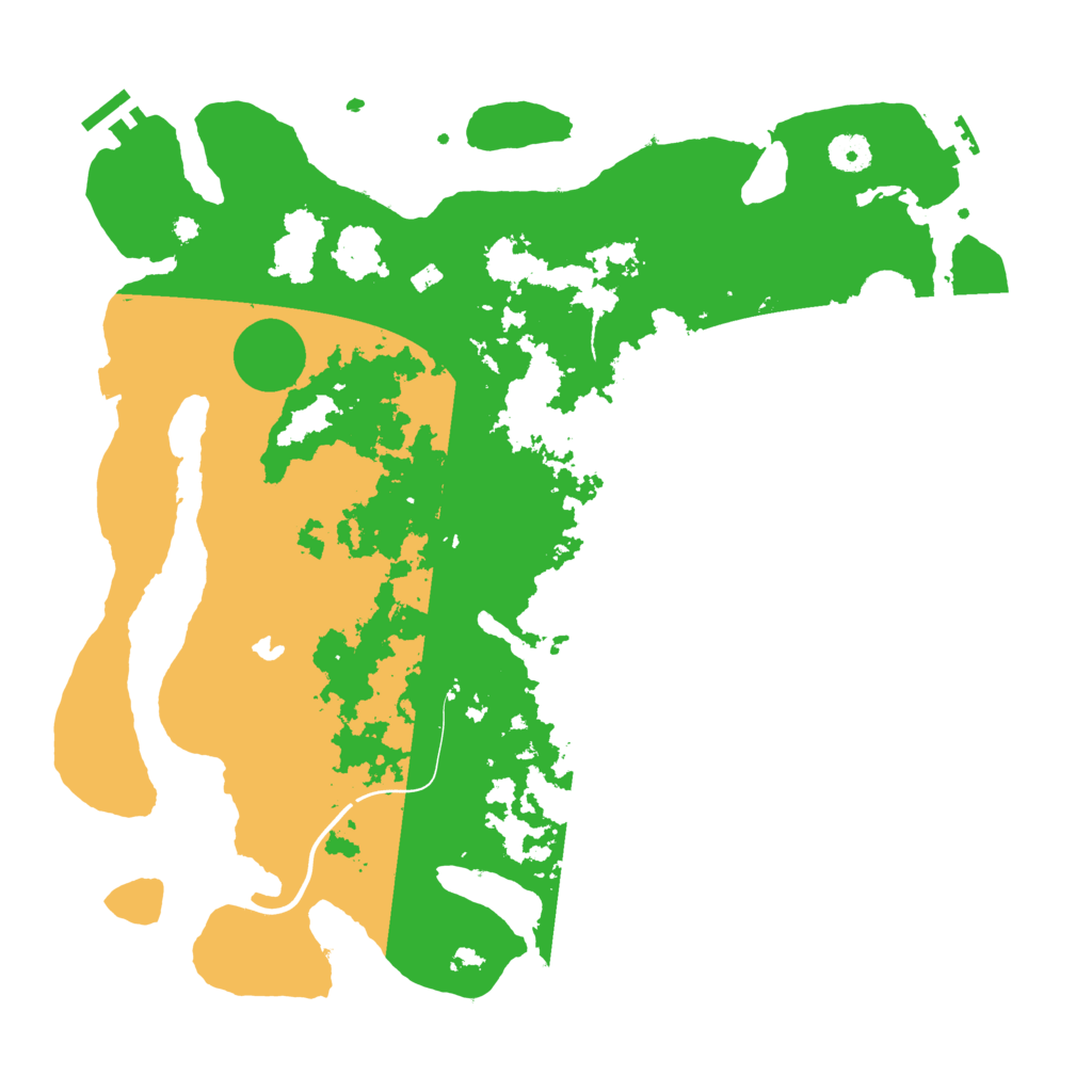 Biome Rust Map: Procedural Map, Size: 4000, Seed: 1824