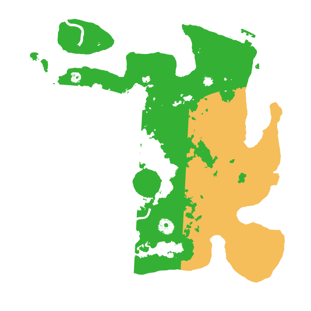 Biome Rust Map: Procedural Map, Size: 3000, Seed: 1945613814