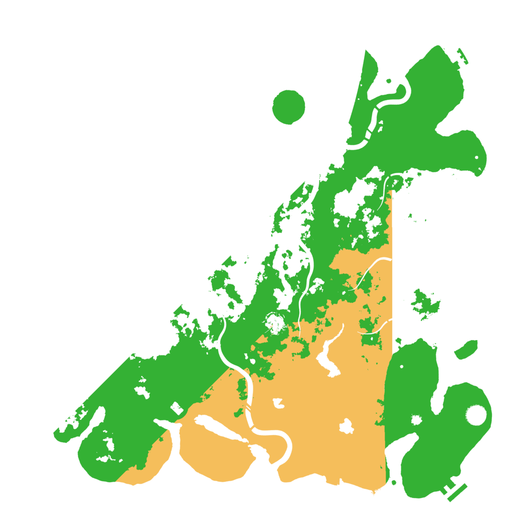Biome Rust Map: Procedural Map, Size: 4500, Seed: 722438237