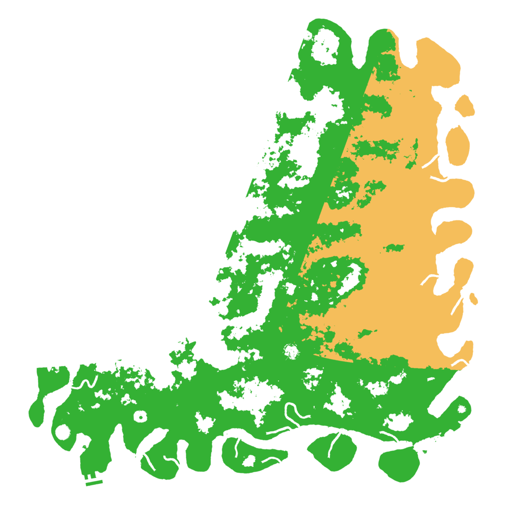 Biome Rust Map: Procedural Map, Size: 6000, Seed: 1892150433