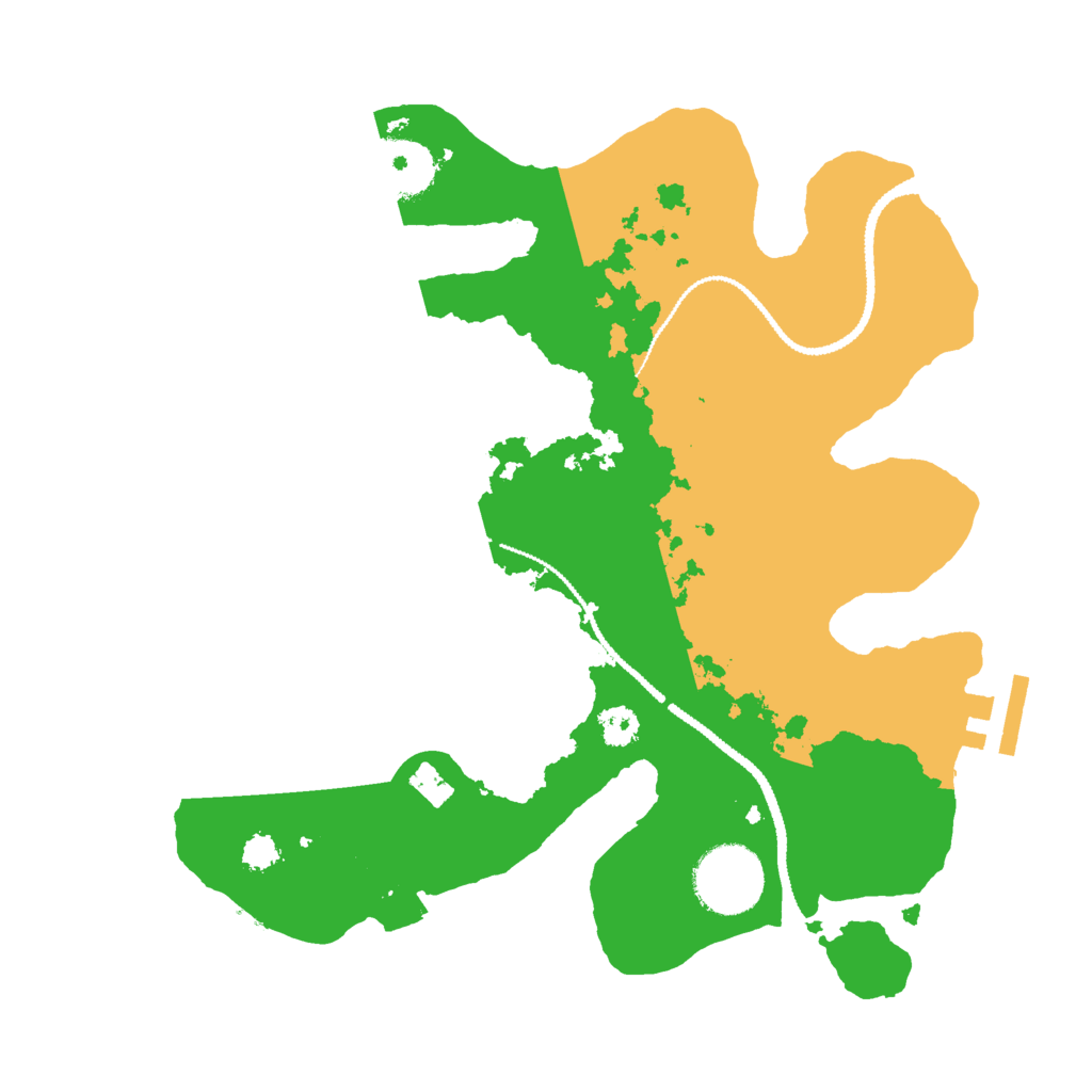 Biome Rust Map: Procedural Map, Size: 2750, Seed: 4723